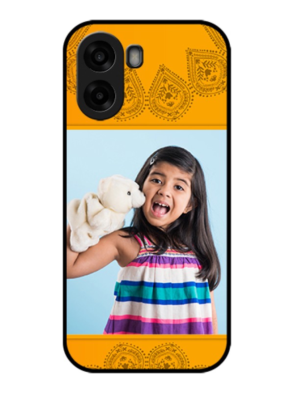 Custom Oppo A6x 5G Custom Glass Phone Case - Photo Wedding Design