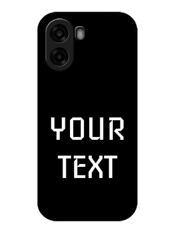 Custom Oppo A6x 5G Custom Glass Phone Case - Your Name Design