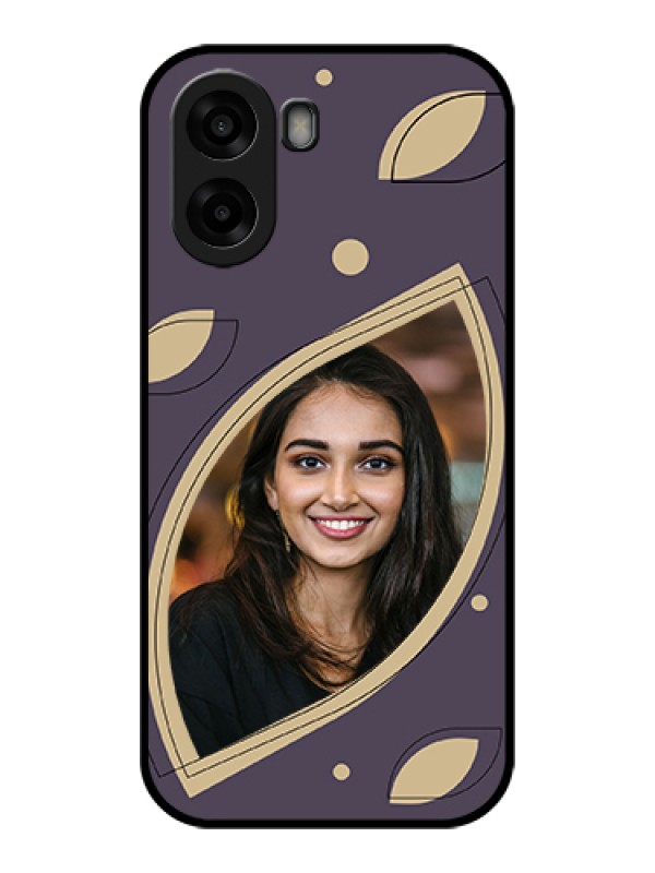 Custom Oppo A6x 5G Custom Glass Phone Case - Falling Leaf Design