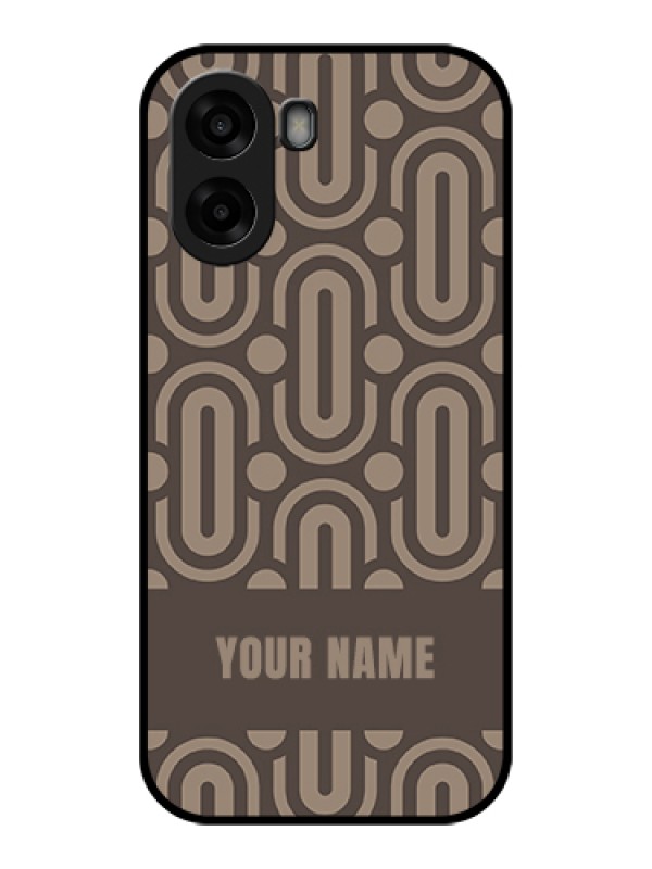 Custom Oppo A6x 5G Custom Glass Phone Case - Captivating Zero Pattern Design