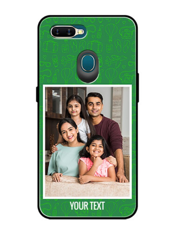 Custom Oppo A7 Personalized Glass Phone Case  - Picture Upload Design