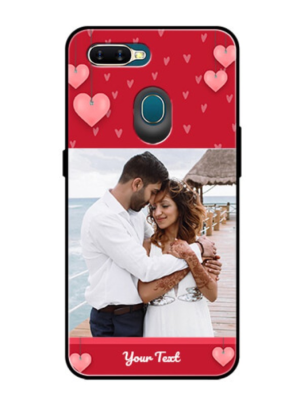 Custom Oppo A7 Custom Glass Phone Case  - Valentines Day Design