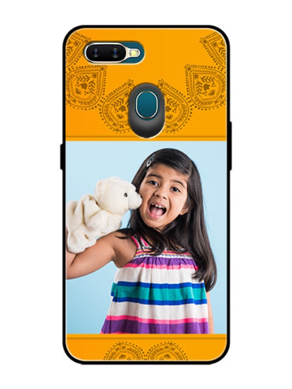 Custom Oppo A7 Personalized Glass Phone Case  - Photo Wedding Design 