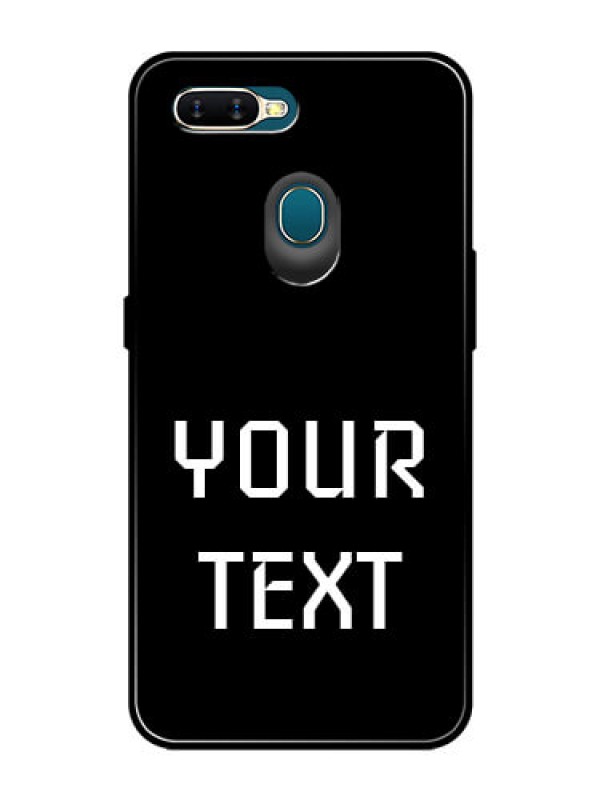 Custom Oppo A7 Your Name on Glass Phone Case