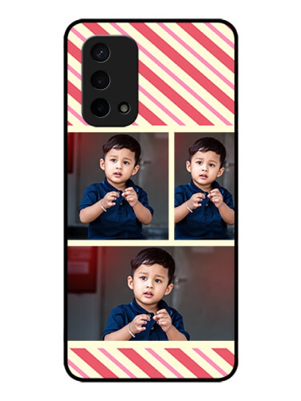 Custom Oppo A74 5G Personalized Glass Phone Case - Picture Upload Mobile Case Design