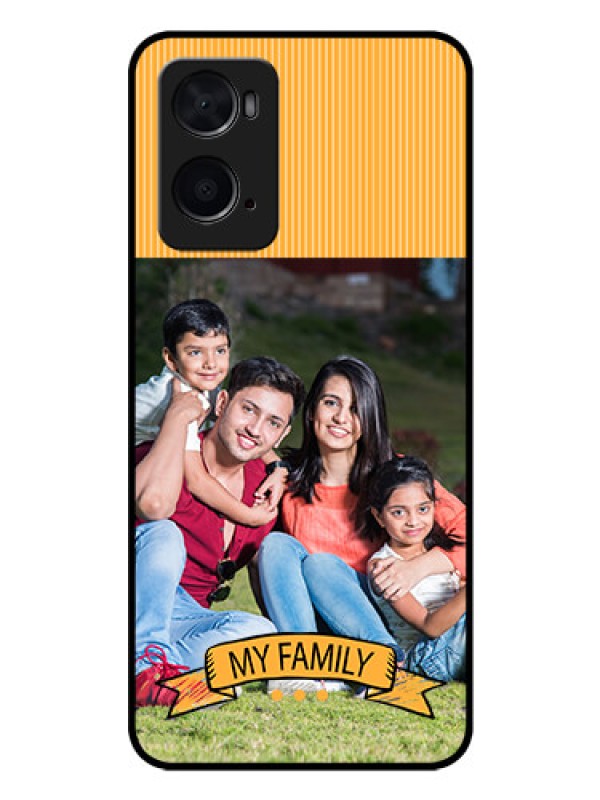 Custom Oppo A76 Custom Glass Phone Case - My Family Design
