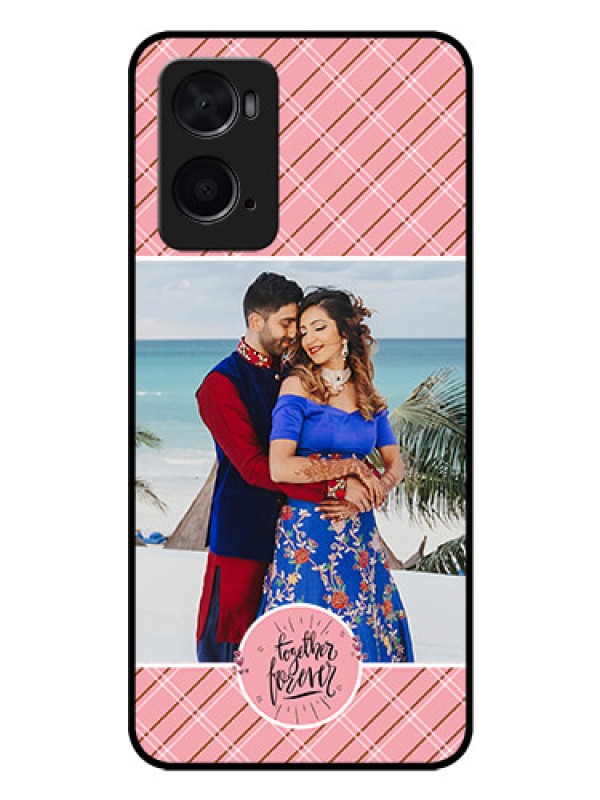 Custom Oppo A76 Personalized Glass Phone Case - Together Forever Design