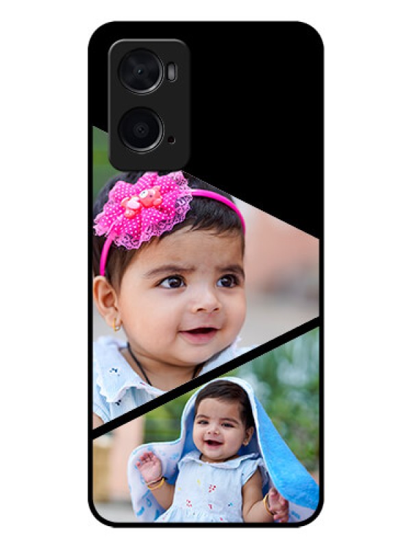 Custom Oppo A76 Custom Glass Phone Case - Semi Cut Design