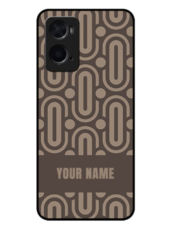 Custom Oppo A76 Custom Glass Phone Case - Captivating Zero Pattern Design