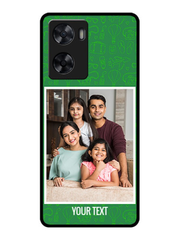 Custom Oppo A77s Personalized Glass Phone Case - Picture Upload Design