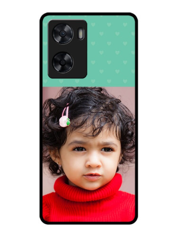 Custom Oppo A77s Custom Glass Phone Case - Lovers Picture Design