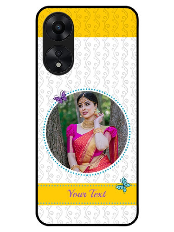 Custom Oppo A78 5G Custom Glass Mobile Case - Girls Premium Case Design