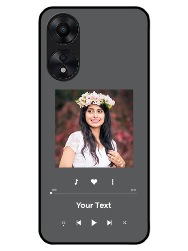 Custom Oppo A78 5G Custom Glass Mobile Case - Play The Music Design