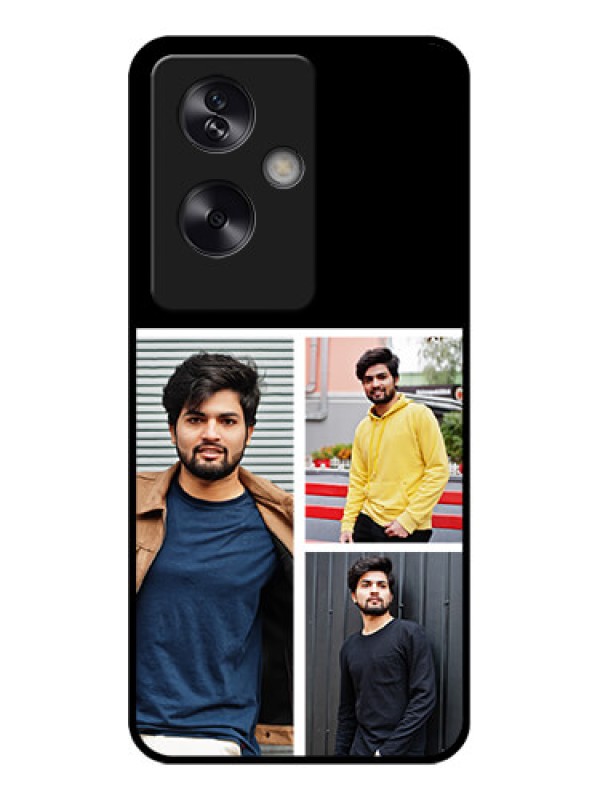 Custom Oppo A79 5G Custom Glass Phone Case - Upload Multiple Picture Design