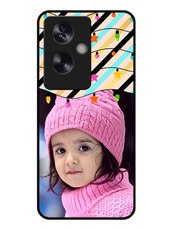 Custom Oppo A79 5G Custom Glass Phone Case - Lights Hanging Design