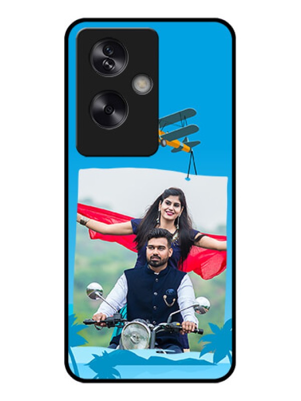 Custom Oppo A79 5G Custom Glass Phone Case - Traveller Design