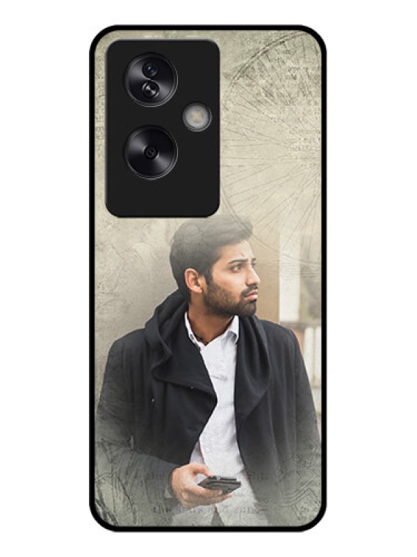Custom Oppo A79 5G Custom Glass Phone Case - With Vintage Design