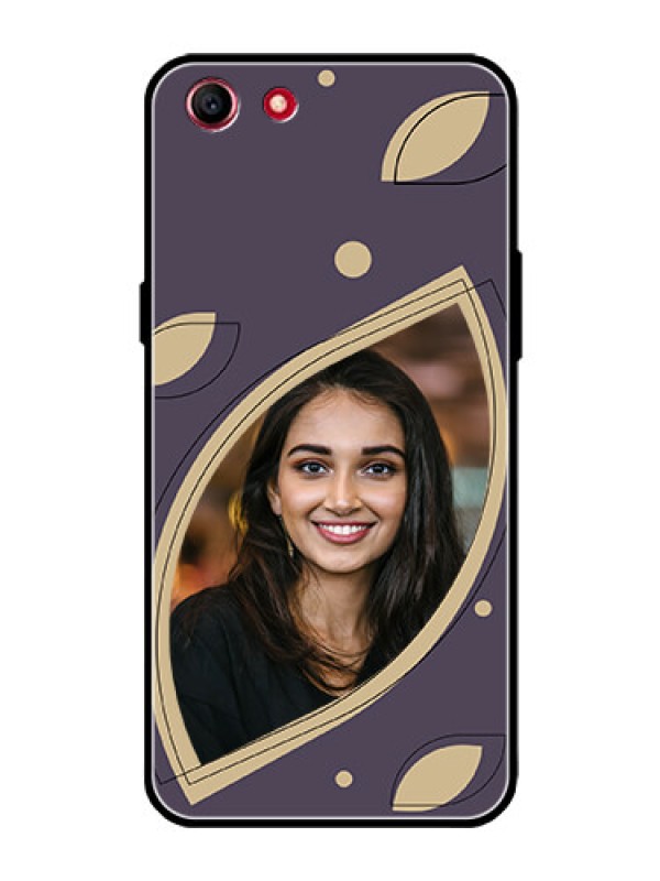Custom Oppo A83 Custom Glass Mobile Case - Falling Leaf Design
