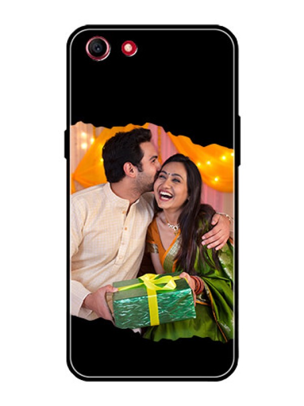 Custom Oppo A83 Custom Glass Phone Case - Tear-off Design