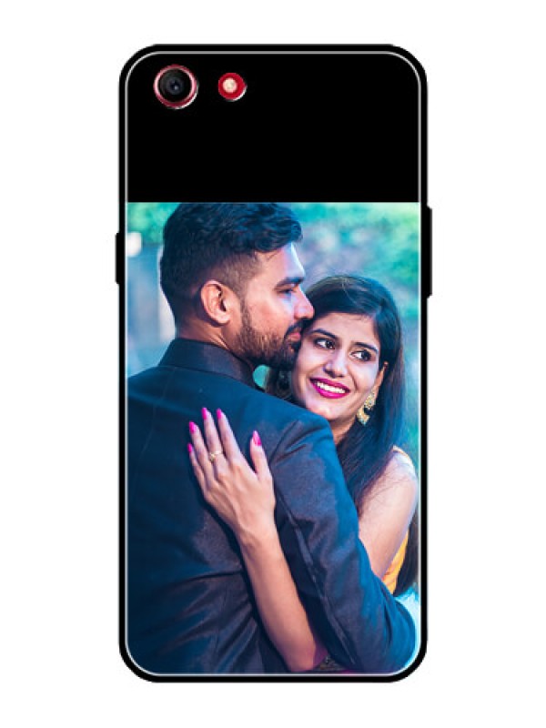 Custom Oppo A83 Custom Glass Phone Case - Upload Full Picture With Custom Color Design