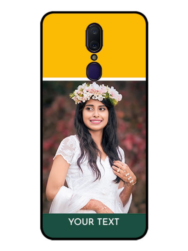 Custom Oppo A9 Photo Printing on Glass Case  - Love You Design