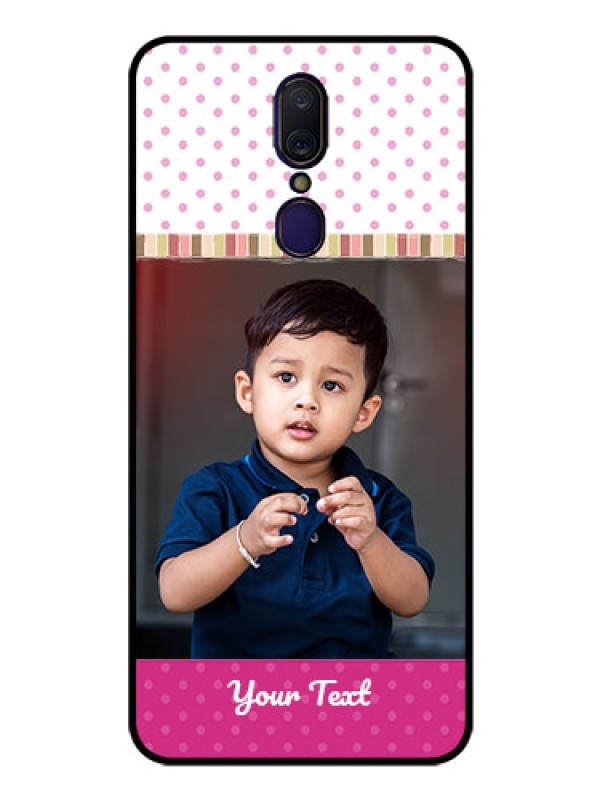 Custom Oppo A9 Photo Printing on Glass Case  - Cute Girls Cover Design