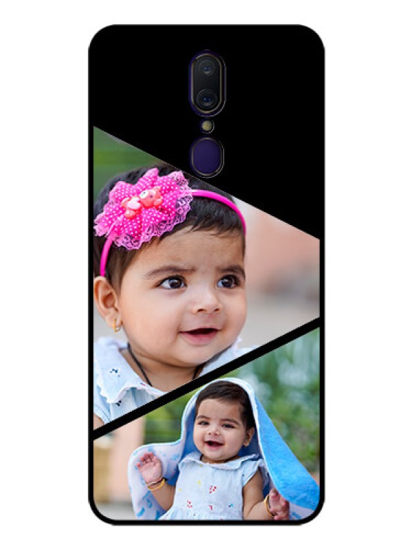 Custom Oppo A9 Custom Glass Phone Case  - Semi Cut Design