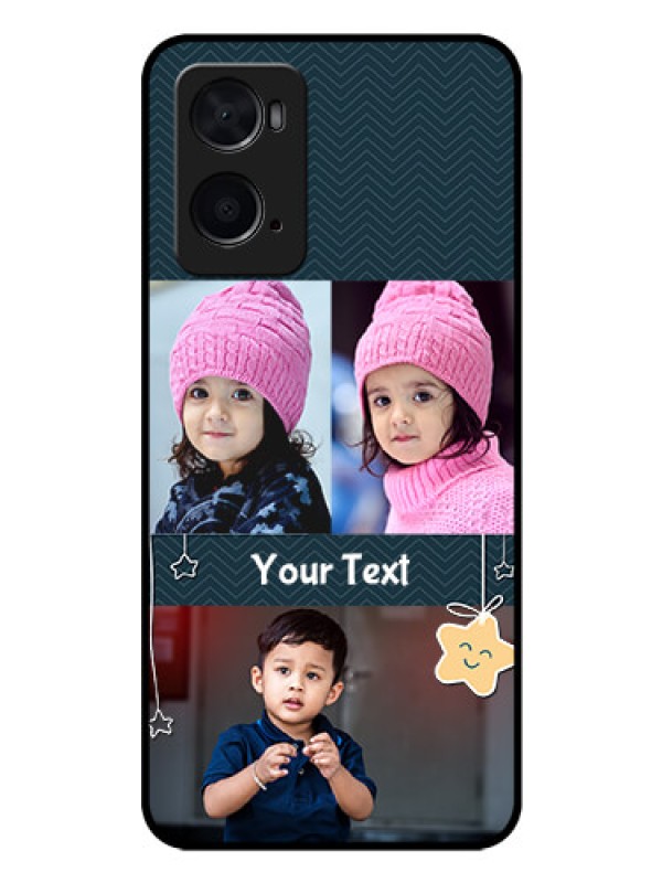 Custom Oppo A96 Custom Glass Mobile Case - Hanging Stars Design