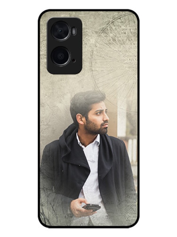 Custom Oppo A96 Custom Glass Phone Case - with vintage design