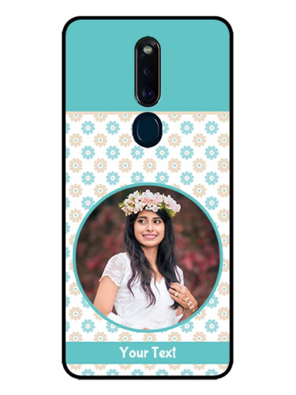 Custom Oppo F11 Pro Custom Glass Mobile Case  - Beautiful Flowers Design