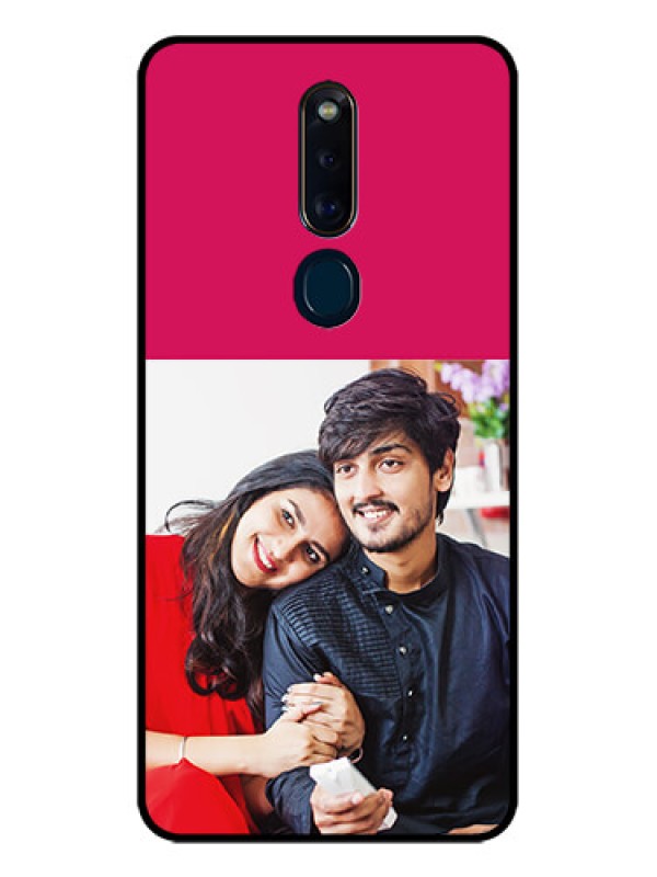 Custom Oppo F11 Pro Custom Glass Mobile Case  - Anniversary Cover Design