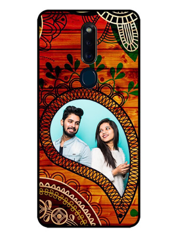 Custom Oppo F11 Pro Personalized Glass Phone Case  - Abstract Colorful Design