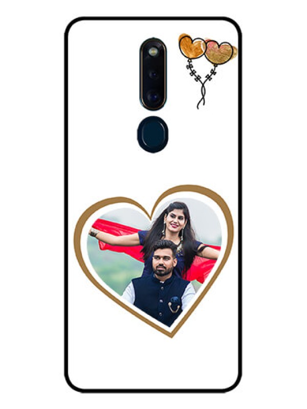 Custom Oppo F11 Pro Custom Glass Mobile Case  - You & Me Design