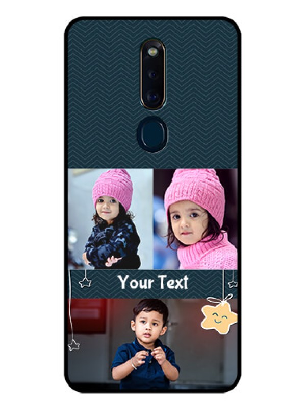Custom Oppo F11 Pro Custom Glass Mobile Case  - Hanging Stars Design