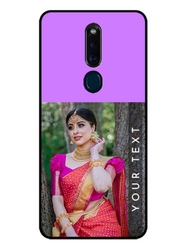 Custom Oppo F11 Pro Custom Glass Mobile Case  - Birthday Icons Design