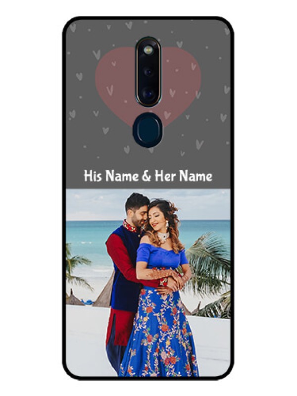 Custom Oppo F11 Pro Custom Glass Mobile Case  - Buy Love Design with Photo Online