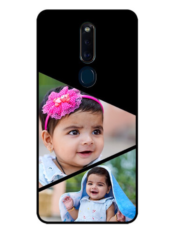 Custom Oppo F11 Pro Custom Glass Phone Case  - Semi Cut Design
