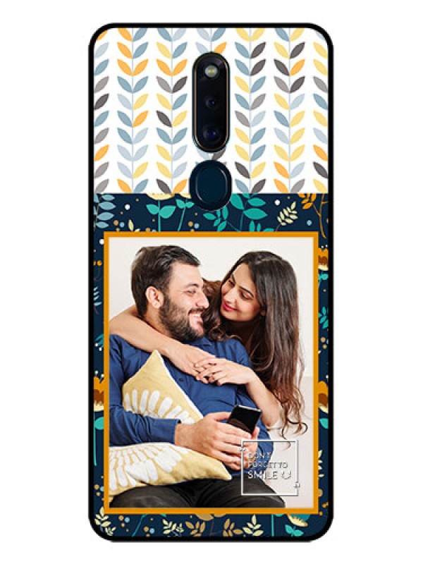 Custom Oppo F11 Pro Custom Glass Mobile Case  - Pattern Design