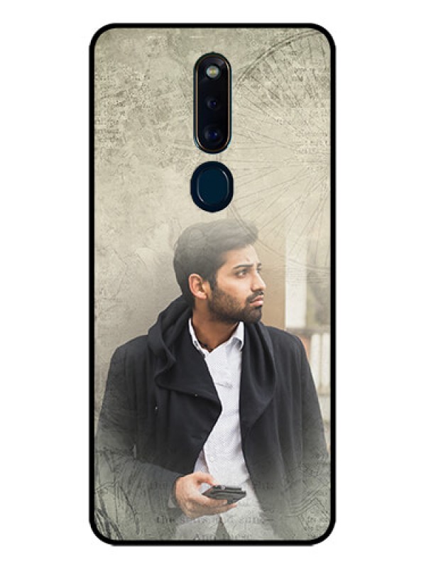 Custom Oppo F11 Pro Custom Glass Phone Case  - with vintage design