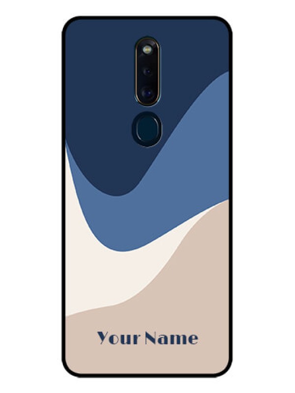 Custom Oppo F11 Pro Custom Glass Phone Case - Abstract Drip Art Design