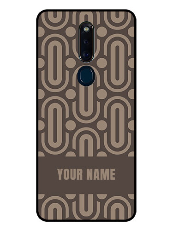 Custom Oppo F11 Pro Custom Glass Phone Case - Captivating Zero Pattern Design
