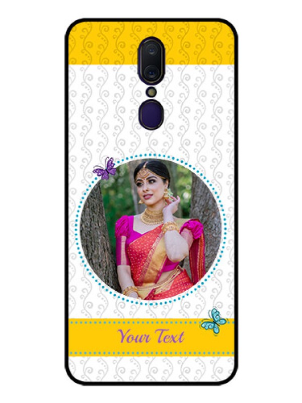 Custom Oppo F11 Custom Glass Mobile Case  - Girls Premium Case Design