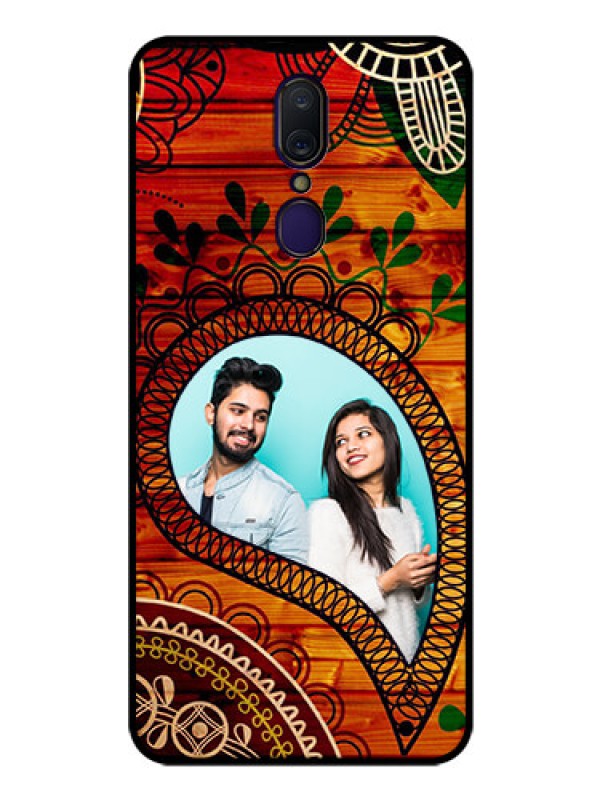 Custom Oppo F11 Personalized Glass Phone Case  - Abstract Colorful Design