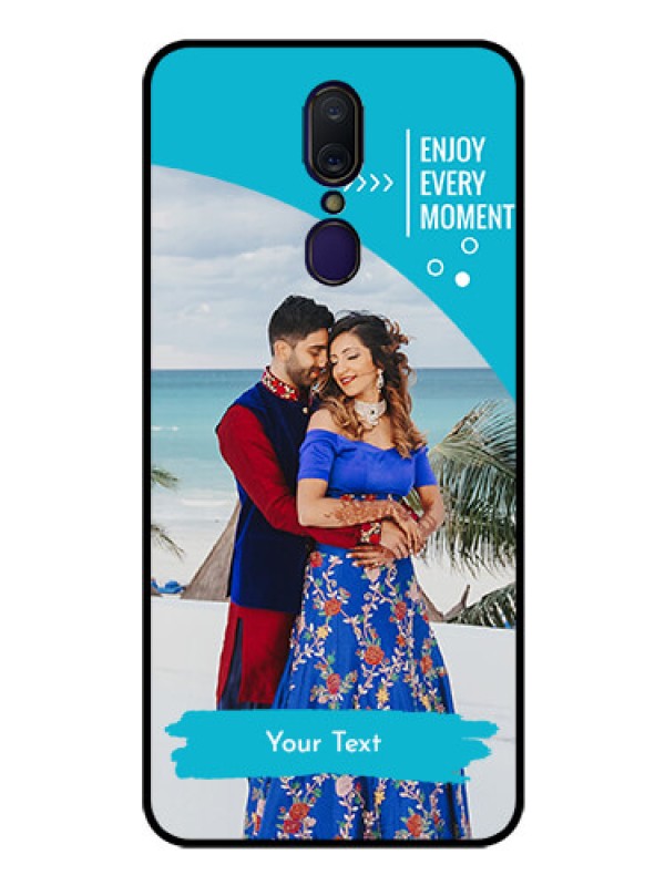 Custom Oppo F11 Custom Glass Mobile Case  - Happy Moment Design