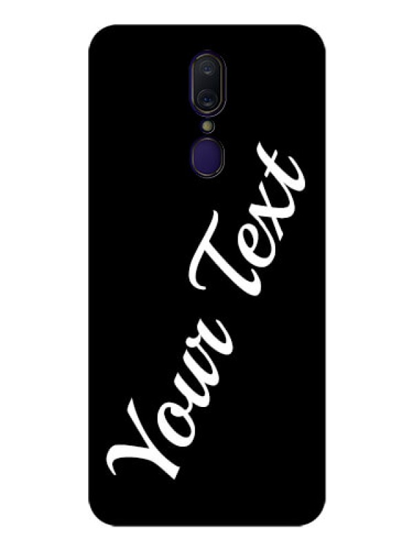 Custom Oppo F11 Custom Glass Mobile Cover with Your Name