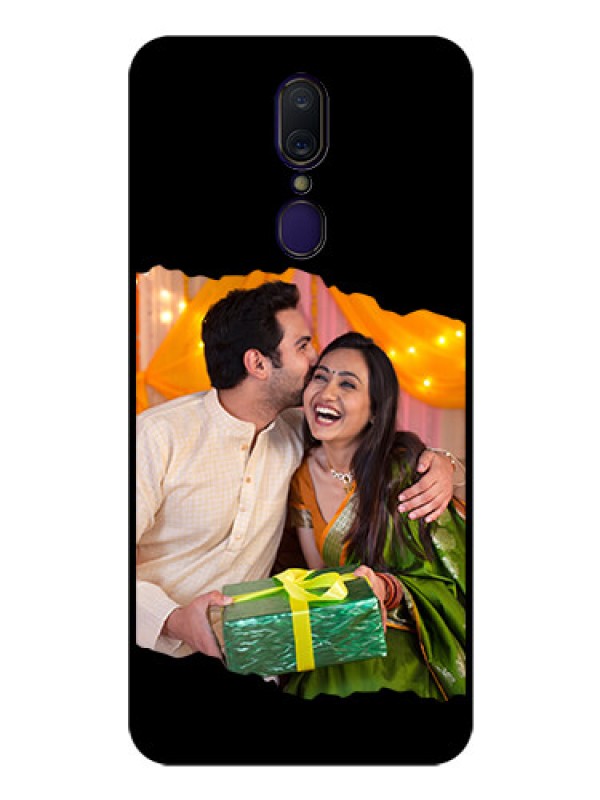 Custom Oppo F11 Custom Glass Phone Case - Tear-off Design