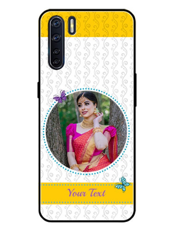 Custom Oppo F15 Custom Glass Mobile Case  - Girls Premium Case Design