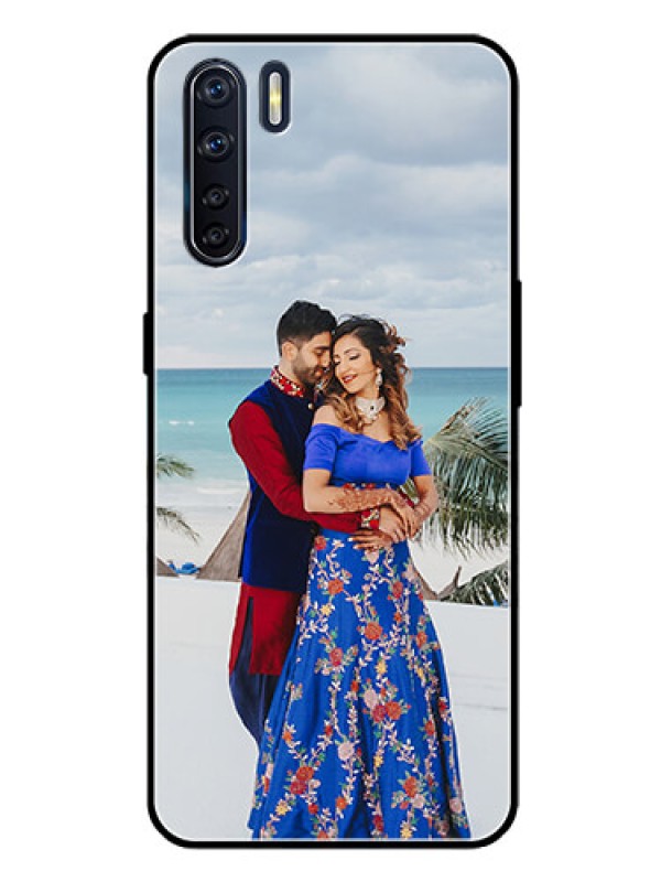 Custom Oppo F15 Photo Printing on Glass Case  - Upload Full Picture Design