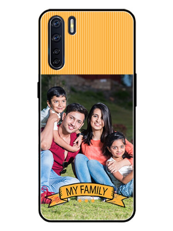 Custom Oppo F15 Custom Glass Phone Case  - My Family Design