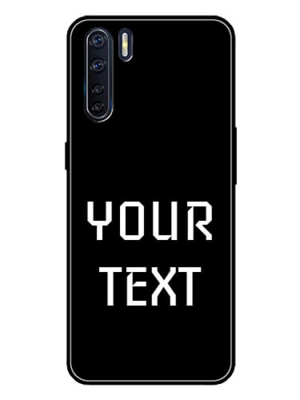 Custom Oppo F15 Your Name on Glass Phone Case